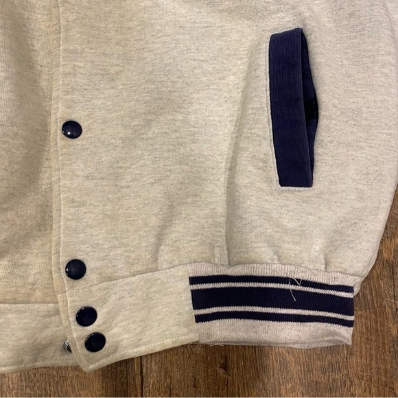 Vintage 90s Disney Mickey Mouse Distressed Varsity Jacket - Picture 5 of 15